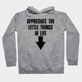 Appreciate the little things in life Hoodie